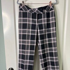 Karen Kane Ankle length Plaid Pant Size 10